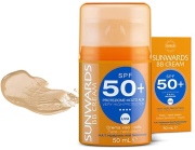 SUNWARDS BB Cream SPF50+ Солнцезащитный крем с тоном для лица и шеи с очень высокой защитой SPF 50+ 50 мл