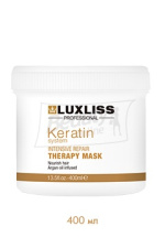 Luxliss Keratin Intensive Repair Therapy Mask Восстанавливающая маска с кератином 400 мл