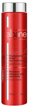 Camille Albane Шампунь "Разнообразный блонд" для придания волосам сияния с ягодой Асаи, 250 мл