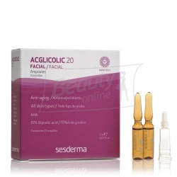 Sesderma ACGLICOLIC 20 Омолоджуюча сироватка з гліколевою кислотою 5 ампул по 2 мл