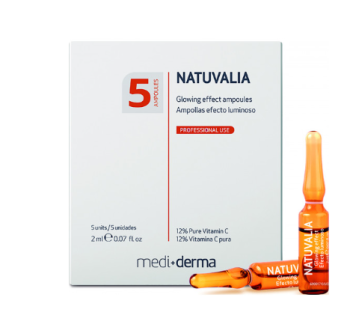 Sesderma NATUVALIA Сыворотка в ампулах «Внутреннее свечение»  5 ампул по 2 мл 