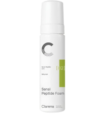 Clarena Sensi Peptide Foam М'яка пінка для щоденного очищення обличчя та очей для чутливої шкіри 200 мл