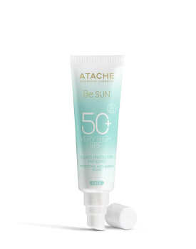 ATACHE BE SUN FLUID SPF50+ Омолаживающий солнцезащитный флюид для всех типов кожи SPF50+ 50 мл