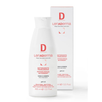 Dermophisiologique Lenaderma Physiological Очищаючий фізіологічний засіб для атопічної шкіри для обличчя та тіла 400 мл