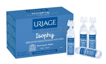 Uriage Babies Isophy Serum Physiologique Naturel Природний фізіологічний розчин для носа та очей 18 х 5 мл