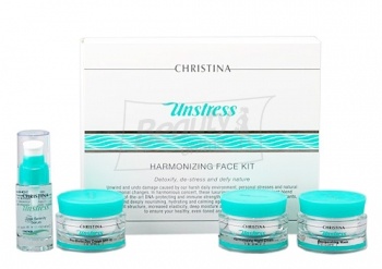 Christina Unstress Face kit - Набор антистресс-препаратов для ухода кожи лица 