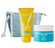 Germaine de Capuccini Набор для лица из 2 продуктов Timexpert Sun Anti-Age Prot Cream SPF50 Крем солнцезащитный антивозрастной для лица SPF50 50 мл + Timexpert Sun Охлаждающий восстанавливающий крем для лица после загара 50 мл + сумка