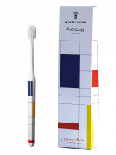 Montcarotte Abstraction Mondrian Toothbrush Soft Зубная щетка Мондриан Soft 0,15 мм 1 шт