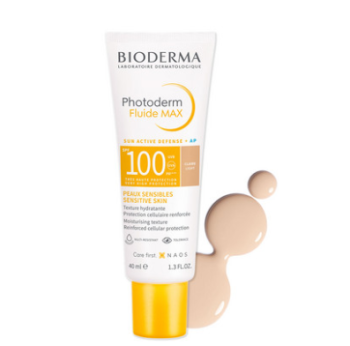 Bioderma MAX Claire Light SPF100 Фотодерм флюїд сонцезахисний тон світлий SPF100 40 мл