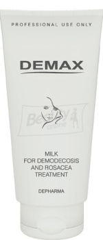 Demax Milk Against Demodex Молочко для лікування демодексу (для чутливої шкіри) 200 мл