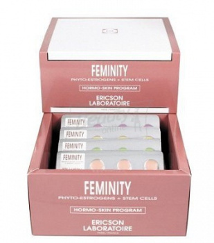 Ericson Laboratoire Feminity Hormo-Skin Program Набір з міні-дозами фітоестрогенів 28 доз х 1мл