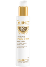 Guinot Longue Vie Soleil Anti-Age Body Lotion SPF50+ Омолаживающий лифтинг-лосьон для тела с 56 активными компонентами SPF50+