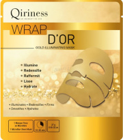 Qiriness Wrap d’Or  Gold Illuminating Mask Маска гидрогелевая с 24к золотом 27 г