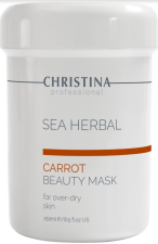 Christina Sea Herbal Beauty Mask Carrot - Кортиноловая (морковная) маска для сухой, раздраженной, чувствительной кожи 250 мл