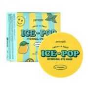Petitfee Lemon & Basil Ice-Pop Hydrogel Eye Patch Гидрогелевые патчи для глаз с лимоном и базиликом 60 шт