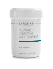 Christina Delicate Hydrating Day Treatment + Vitamin E - Деликатный увлажняющий дневной лечебный крем с витамином Е для нормальной и сухой кожи 250 мл