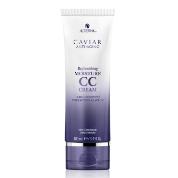 Alterna Caviar Replenishing Moisture CC Cream Безсульфатный несмываемый термозащитный CC крем для увлажнения и восстановления волос с экстрактом чёрной икры 100 мл