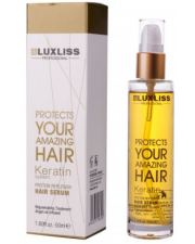 Luxliss Keratin Protein Repairing Hair Serum Восстанавливающая сыворотка для волос с кератином 50 мл