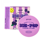 Petitfee Blueberry & Cream Ice-Pop Hydrogel Eye Patch Гидрогелевые патчи для глаз с голубикой и сливками 60 шт