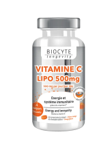 Biocyte Vitamine C Lipo 500 mg Добавка дієтична у вигляді жувальних таблеток на основі вітаміну С 30 капсул