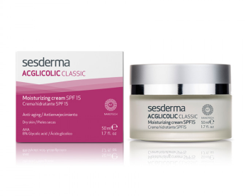 Sesderma  ACGLICOLIC Classic Увлажняющий крем с SPF 15  50 мл