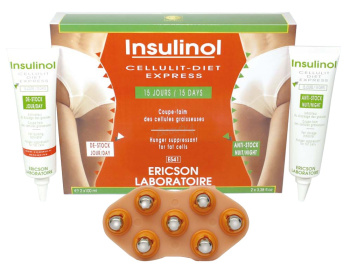 Ericson Laboratoire Insulinol Express Cellulit-Diet Insulinol Coffret Косметичний набір для схуднення 100 мл