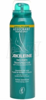 Akileine Спрей-пудра для поглинання вологи стоп або взуття