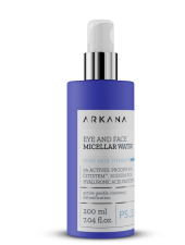 Arkana Eye+Face Micellar Water Міцелярна вода для зняття макіяжу з очей з амінокислотами та гіалуроновою кислотою 200 мл