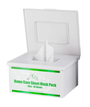 KRX Aesthetics CICA SHEET MASK PACK Тканевые хлопковые маски пропитанные успокаивающим бустером с Центеллой и 8-ю ботаникал экстрактами для увлажнения и снятия покраснений и гиперчувствительности 30 шт