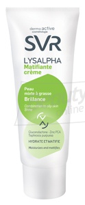 SVR Lysalpha Matifiante Creme Дневной крем Матирующий уход 40 мл