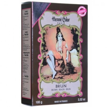 Henne Color Хна-краска (пудра) для волос "Коричневая" 100 г