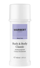 Marbert Bath & Body Classic Cream Deodorant Кремовый дезодорант для длительной защиты 40 мл