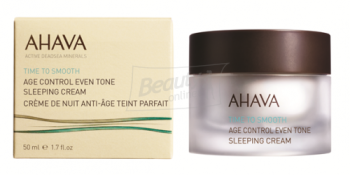 Ahava Age Control Even Tone Sleeping Cream Ночной восстанавливающая крем выравнивающий тон кожи 50 мл